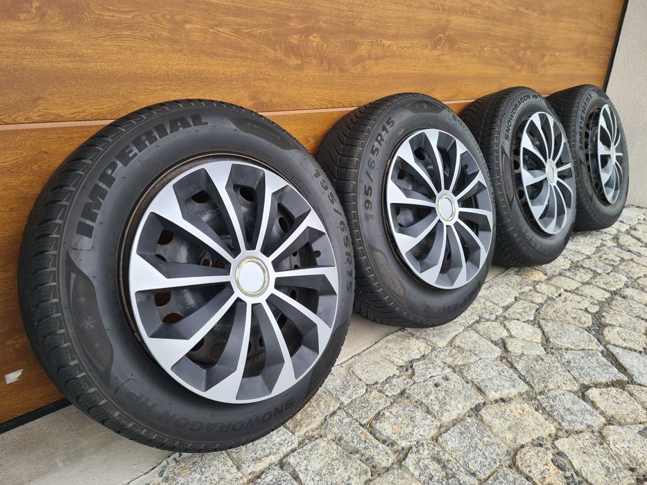 Koła 4x100 ET49 zimowe 2023 Imperial Snowdragon HP R15 195/65 Opel GM