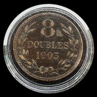 Moeda de 8 Doubles - 1903 - Guernesey