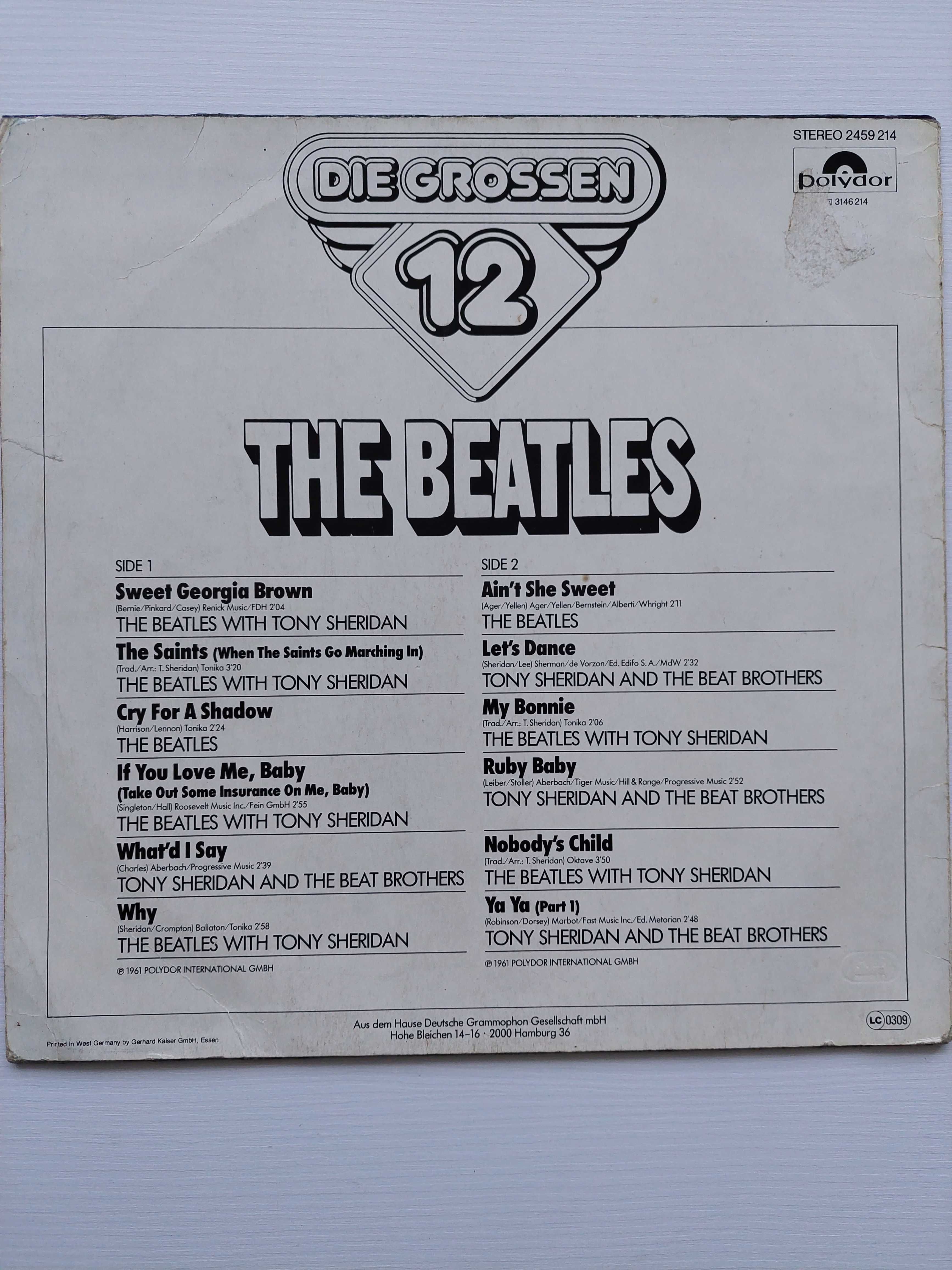 Платівка (вініл) Beatles “Die Grossen 12”, 1961