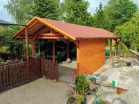 Altana 6x4, wiata garażowa, pergola, altanka na działke, MONTAŻ!!