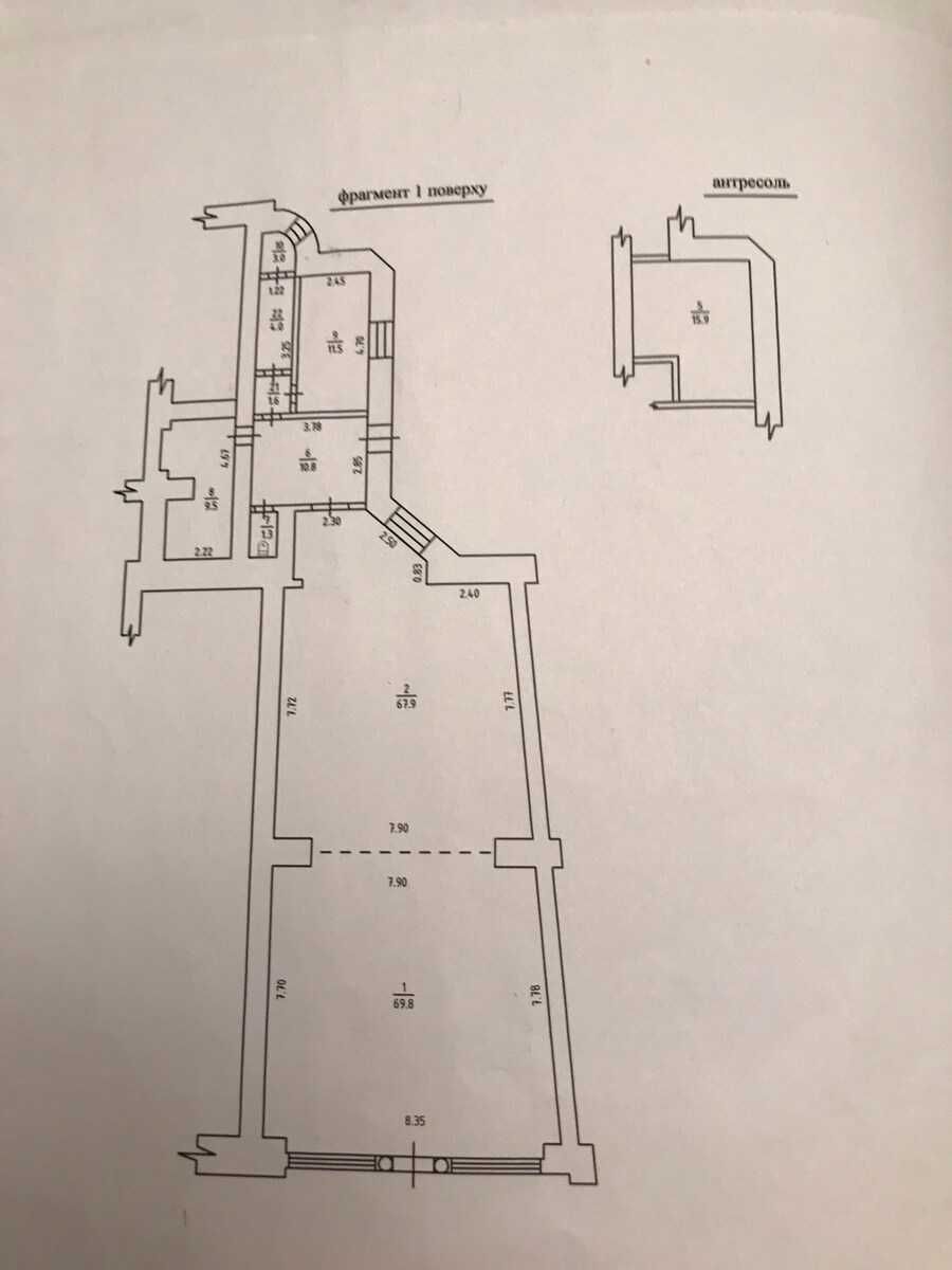 Аренда помещения 195 м2 /пр. Героев Харькова 17, м. пл. Конституции