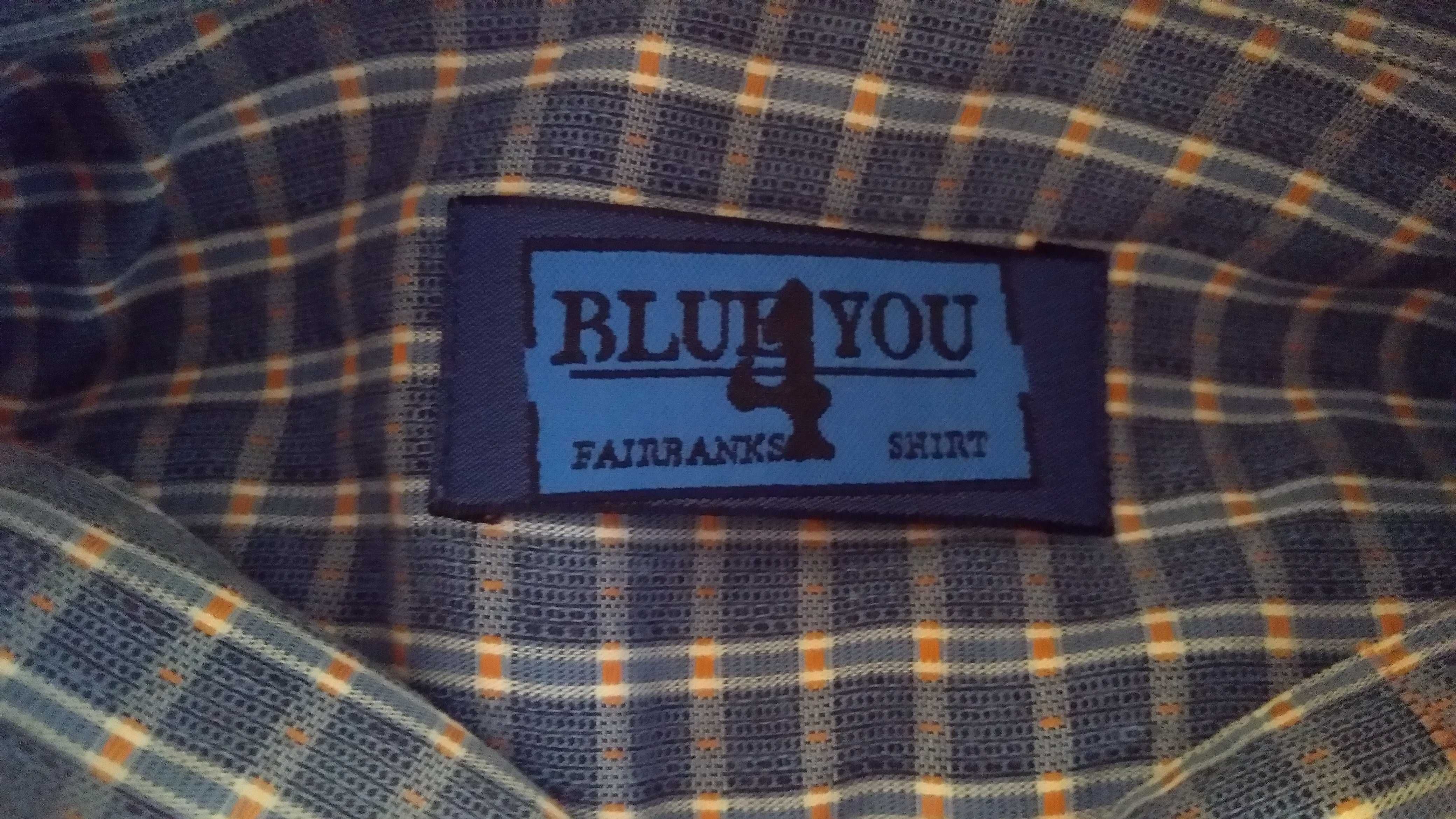 Сорочка фірми Blue for you з нагрудною кишенею. Розмір: ХL.