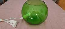 Candeeiro de mesa globo em vidro
