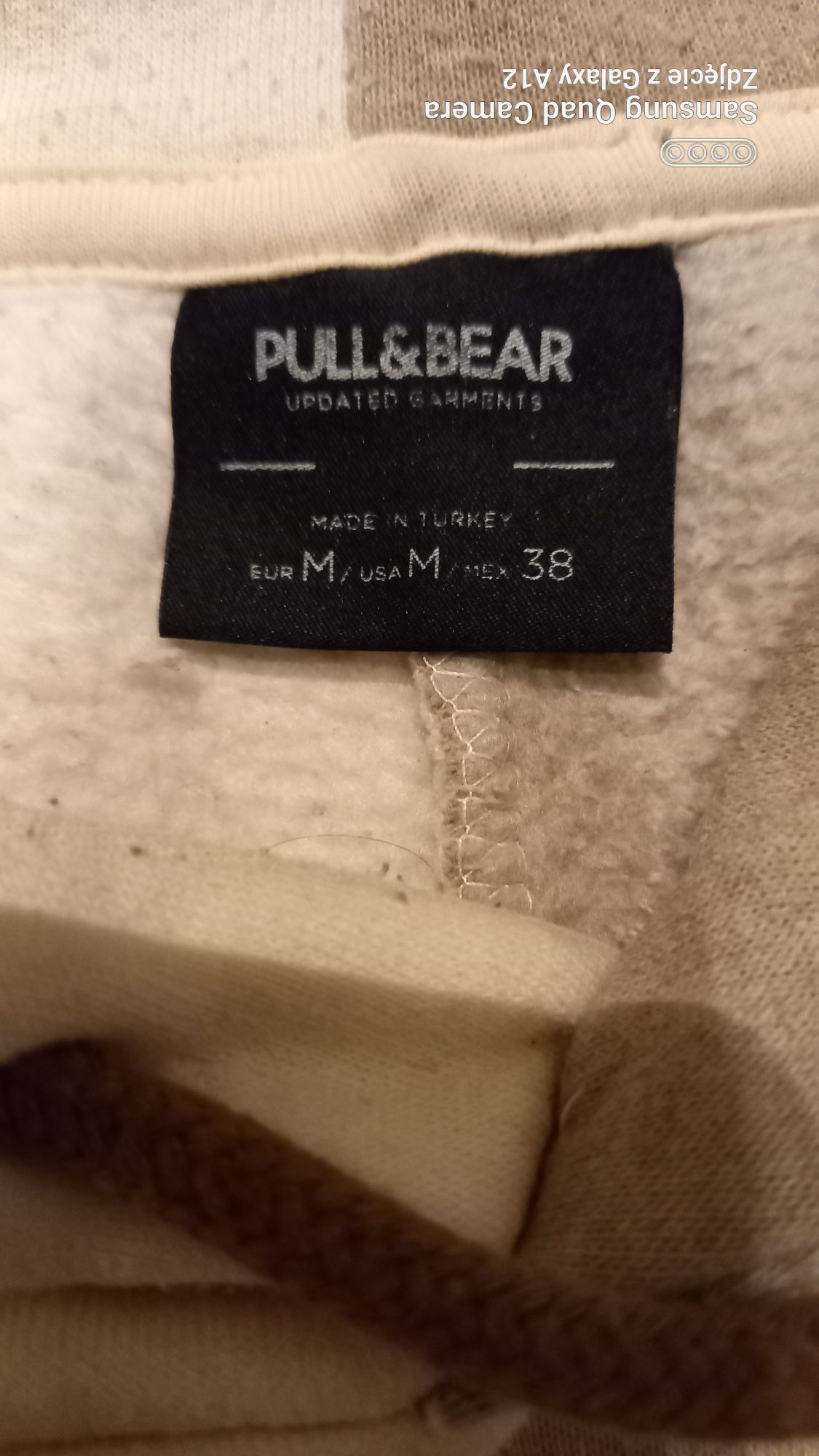 Bluza młodzieżowa Pull&Bear M-L beżowa 170-176 Jak Nowa