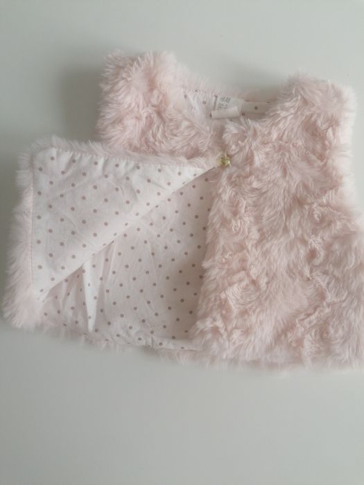 Bezrękawnik futerkowy H&M 74