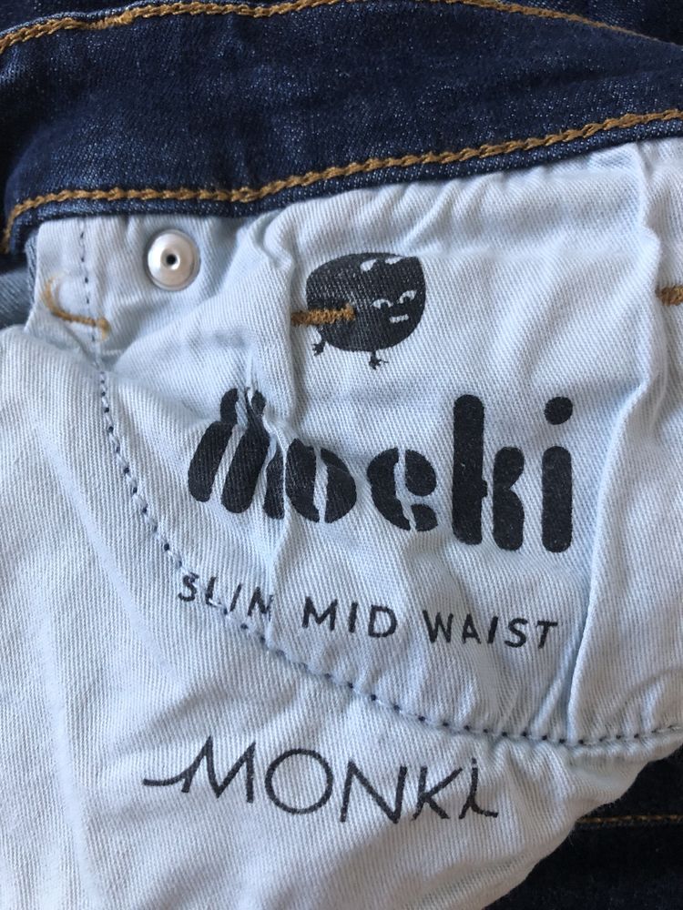 Monki mocki jeansy skinny rurki