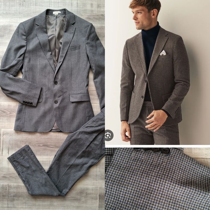 Крутий осінній чоловічий брючний костюм в діловому стилі шерсть