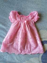 Платье для малышки 3-6м