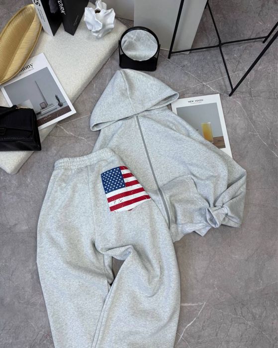 Жіночий спортивний костюм, костюм двійка, теплий костюм на флісі