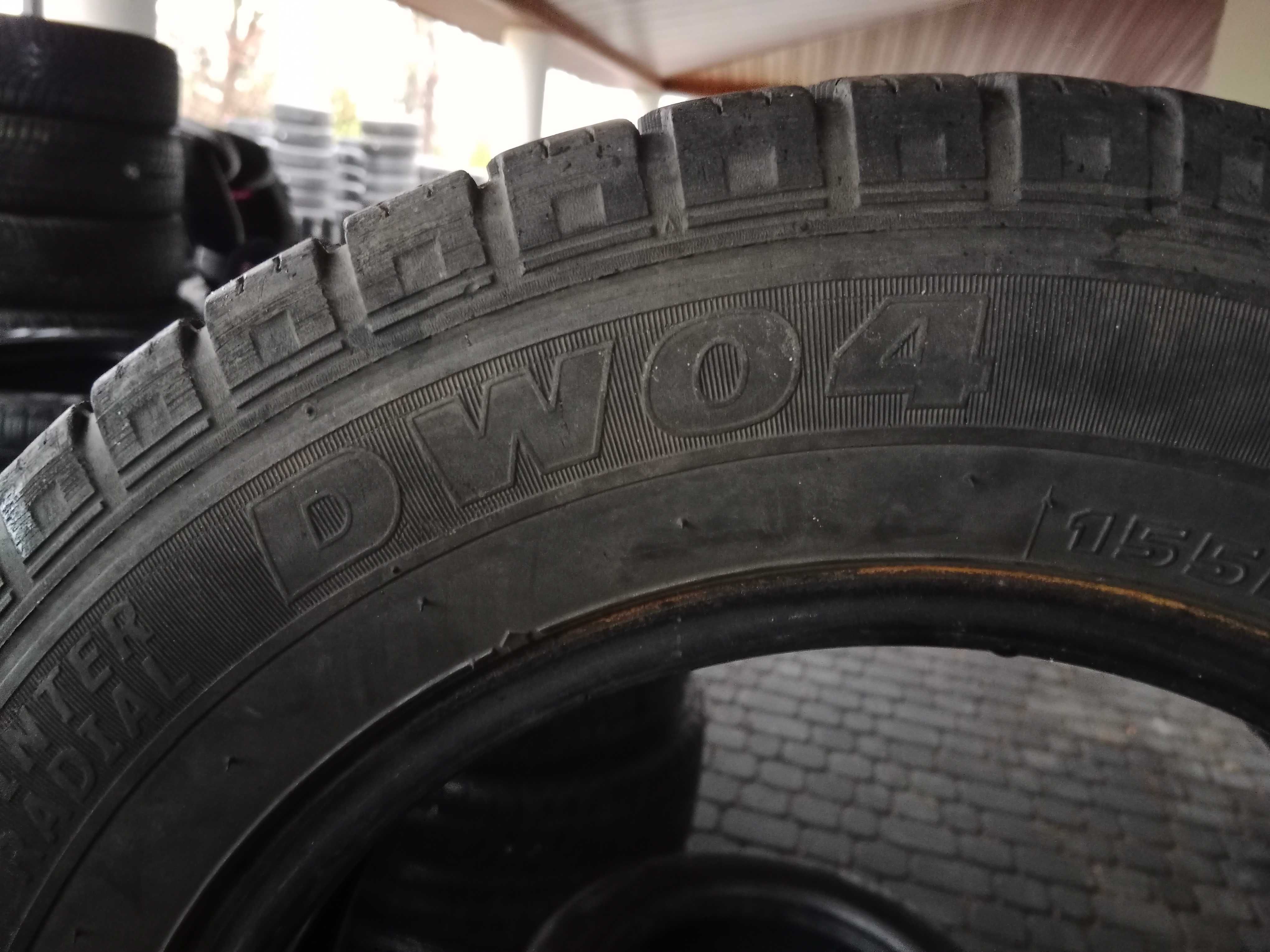 Opona używana 155/80R13C Hankook DW 04 2szt.