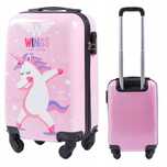 WINGS Mała Walizka Dziecięca XS 28L Kabinowa Twarda 18'' Unicorn