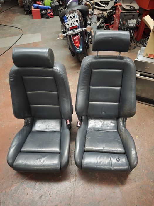 Fotele wnętrze recaro audi A8 S8 D2 boczki poliftowe