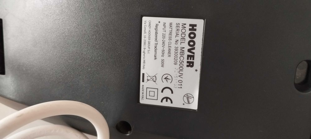 Hoover MBC500UV — Aspirador Anti-ácaros