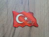 Turcja Turkiye flaga magnes na lodówkę czerwony półksiężyc gwiazda