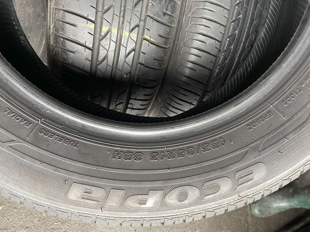 Шини 185/65 R15 Bridgestone літо 2018-19роки 7мм