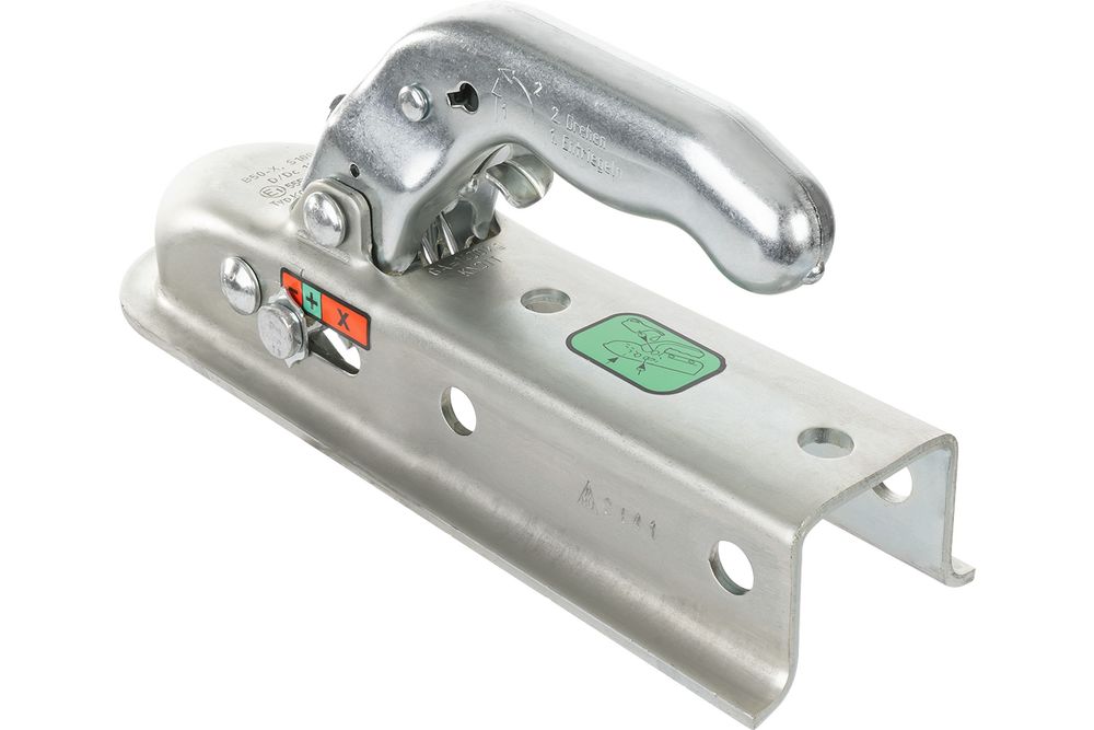 Zaczep kulowy KNOTT do przyczepy 1400kg z dyszlem kwadratowym 50mm