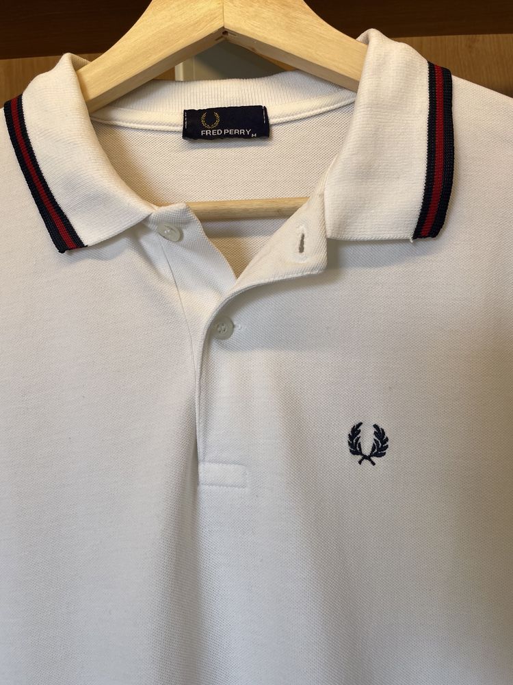 Polo Fred Perry Branco