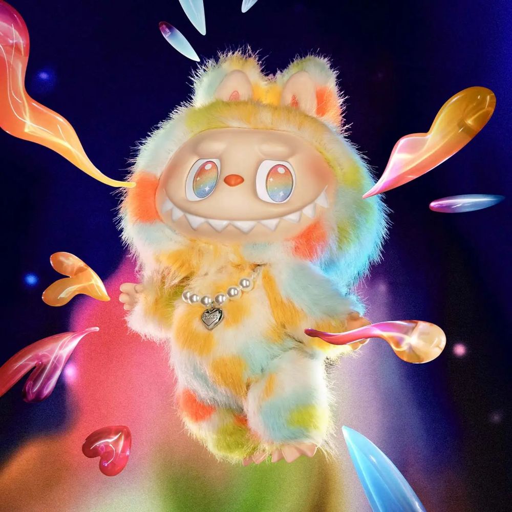 Новинка ексклюзивний оригінал Labubu Big into Energy Rock The Universe