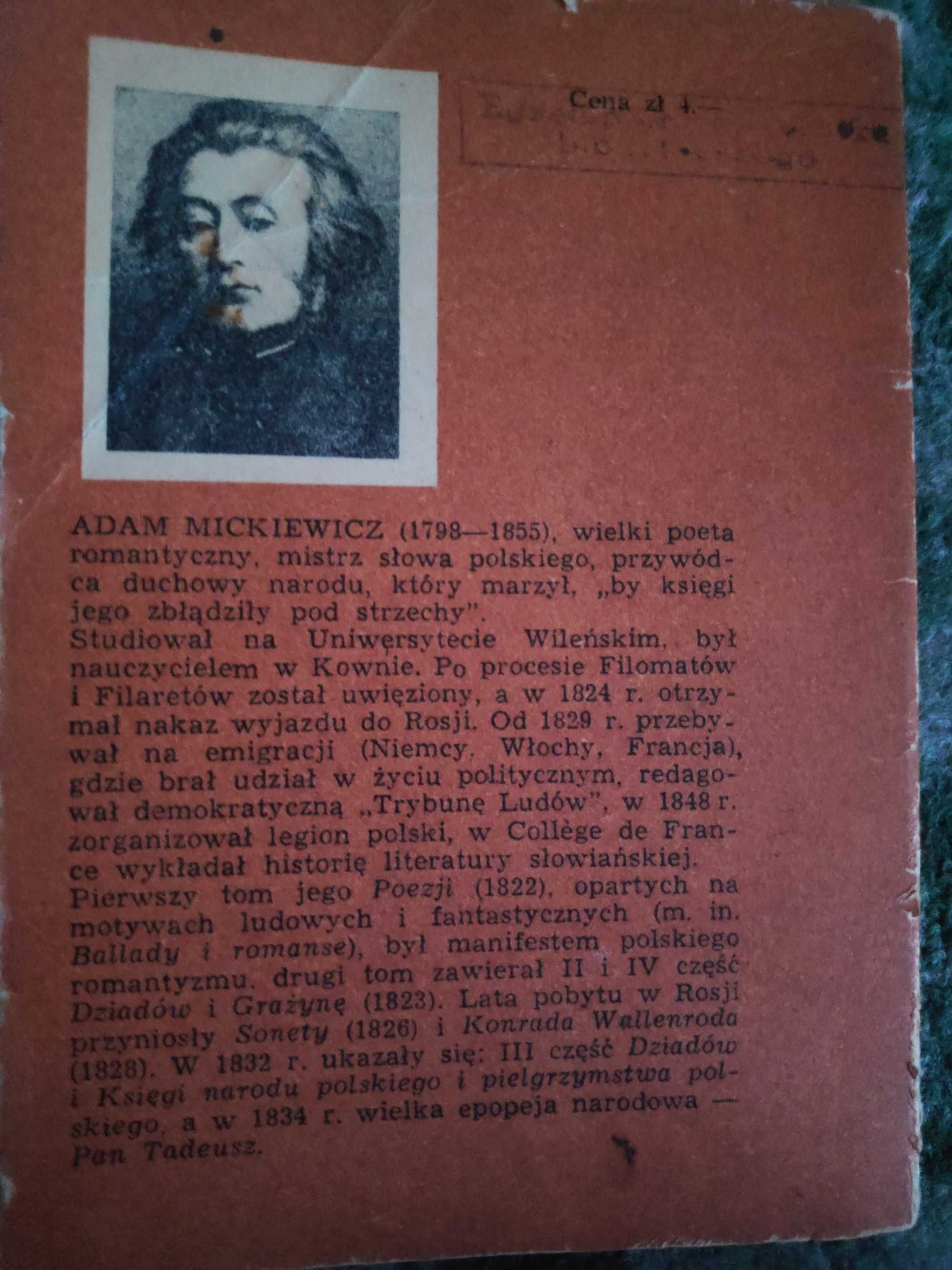 Konrad Wallenrod Adam Mickiewicz