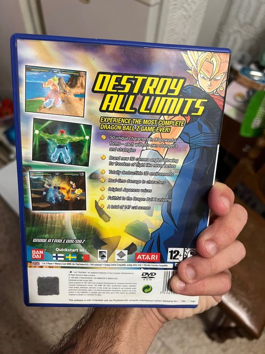 Dragon ball jogo ps2 caixo so