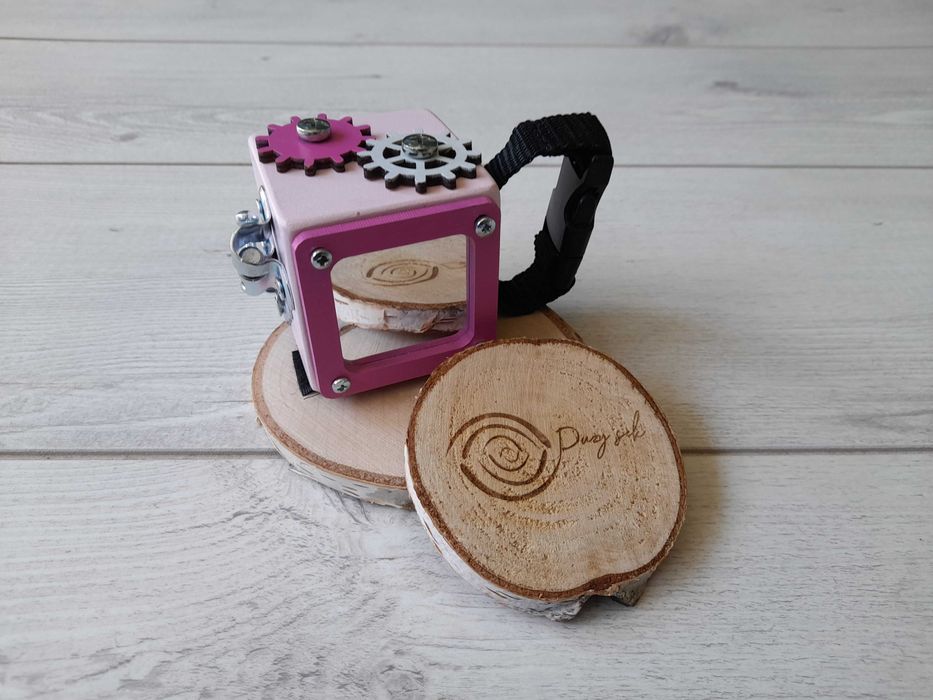 KOSTKA MANIPULACYJNA edukacyjna sensoryczna Montessori