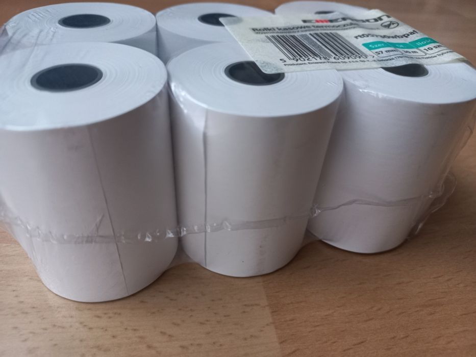 Rolki kasowe termoczułe 57mmx30m 6 szt.