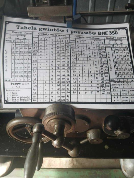 Tokarka uniwersalna BME 350