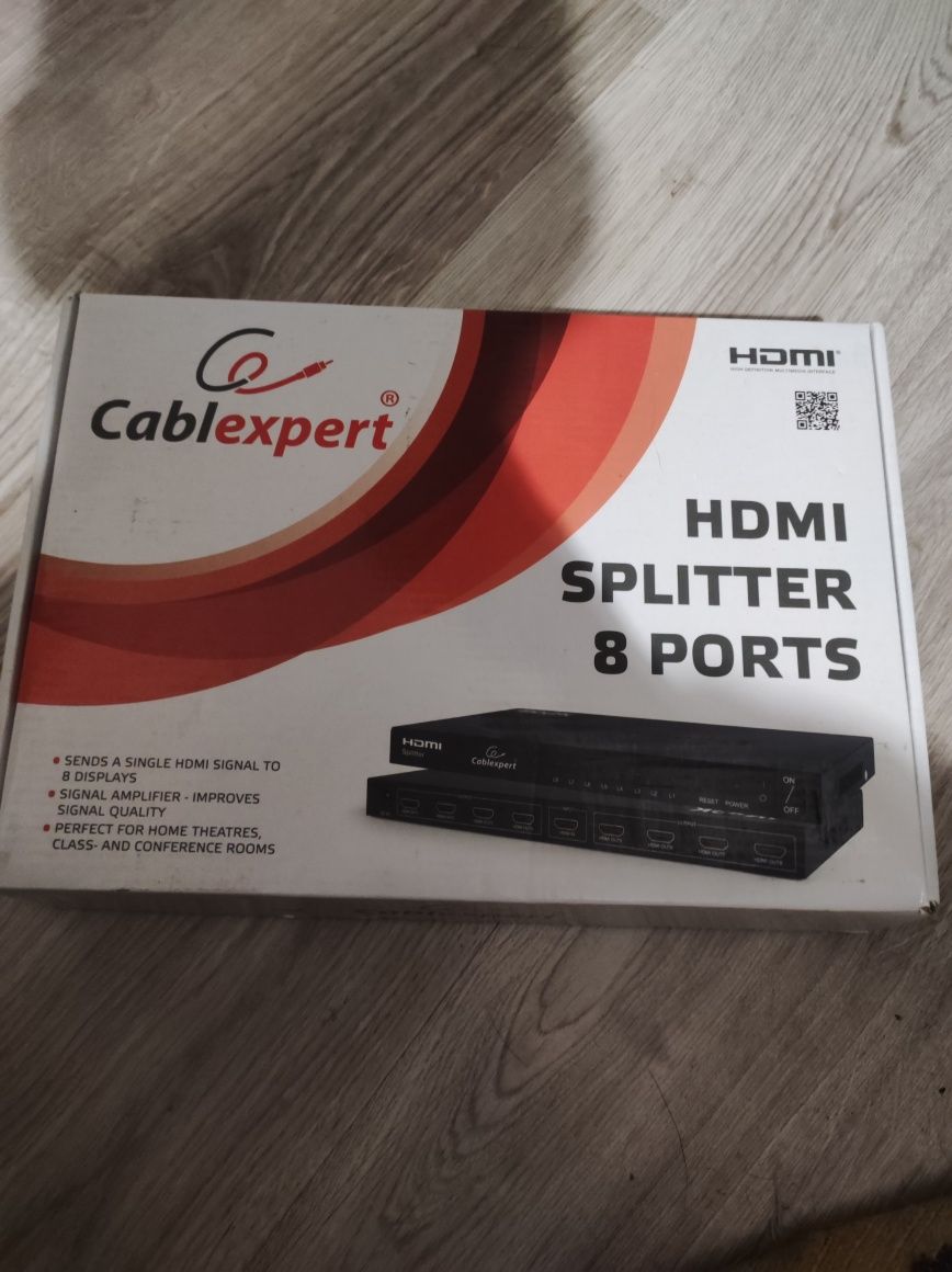 HDMI сплітера на 8 портів 4к