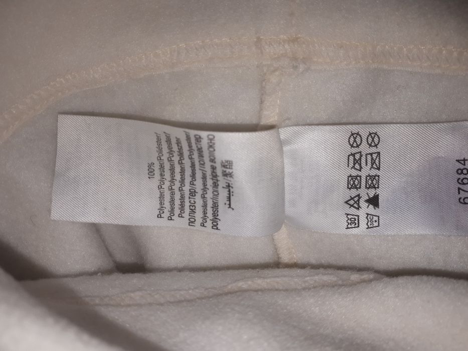 Флис шапка Oxylane жемчуг 4 5 лет 50 см деми осень весна фліс белая