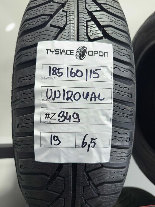 Opony Zimowe 185/60/15 Uniroyal MSPlus77 Komplet #Z349