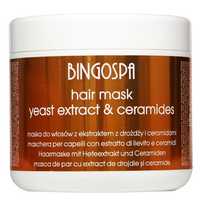Maska do włosów z ekstraktem z drożdży i ceramidami BINGOSPA