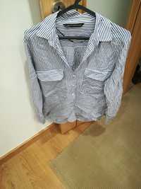 Camisa Zara as riscas