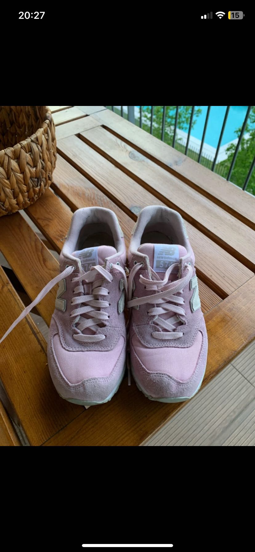 Sapatilhas rosa New Balance mulher