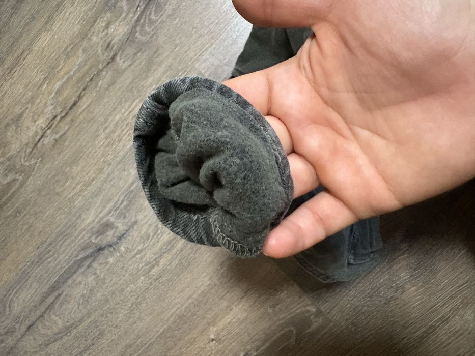 Дитячі джинси Zara 86 р темно-зеленого кольору