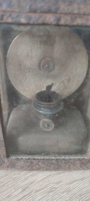 Piękna  stara lampa kolejowa sygnowana