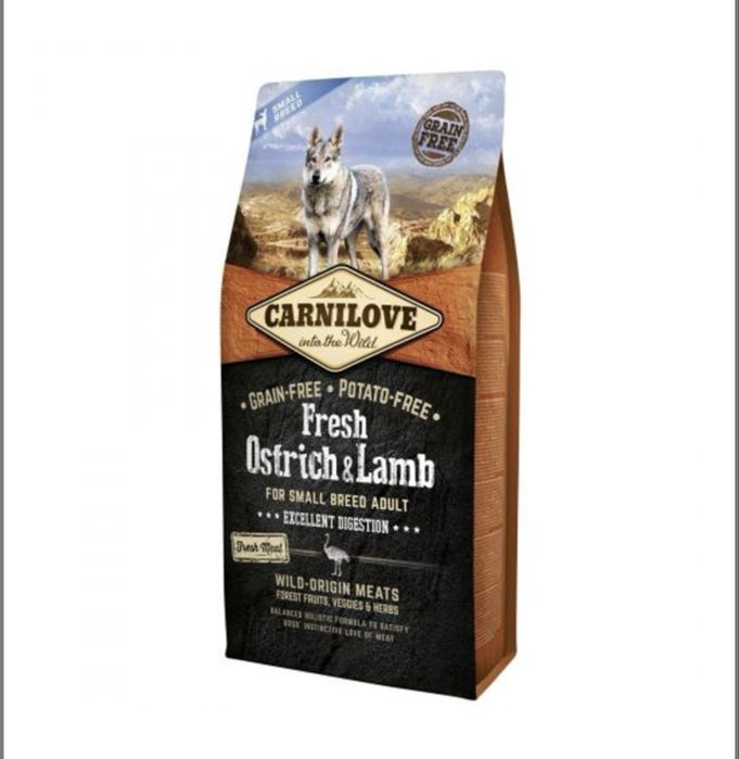 Сухий корм Carnilove Fresh Ostrich & Lamb 6 кг