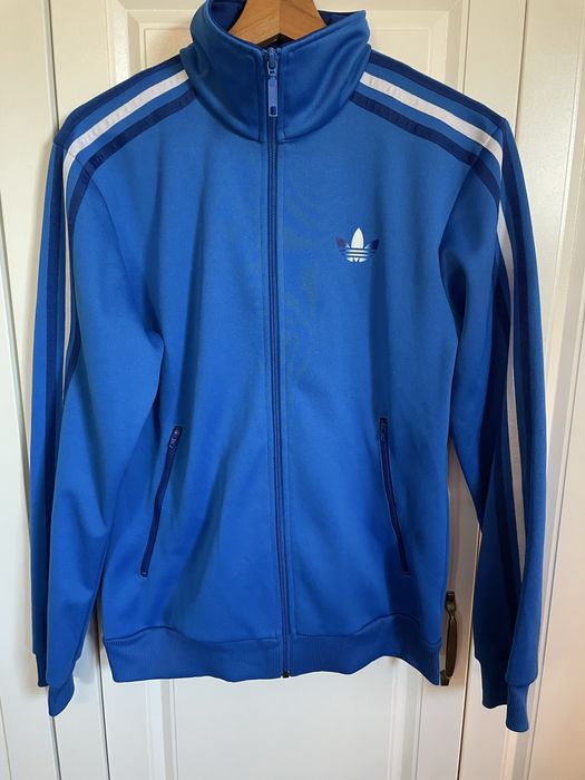 Niebieska bluza Adidas rozmiar S na zamek poliester