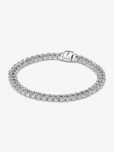 Pandora-Pulseira de Corrente Cubana Pavé