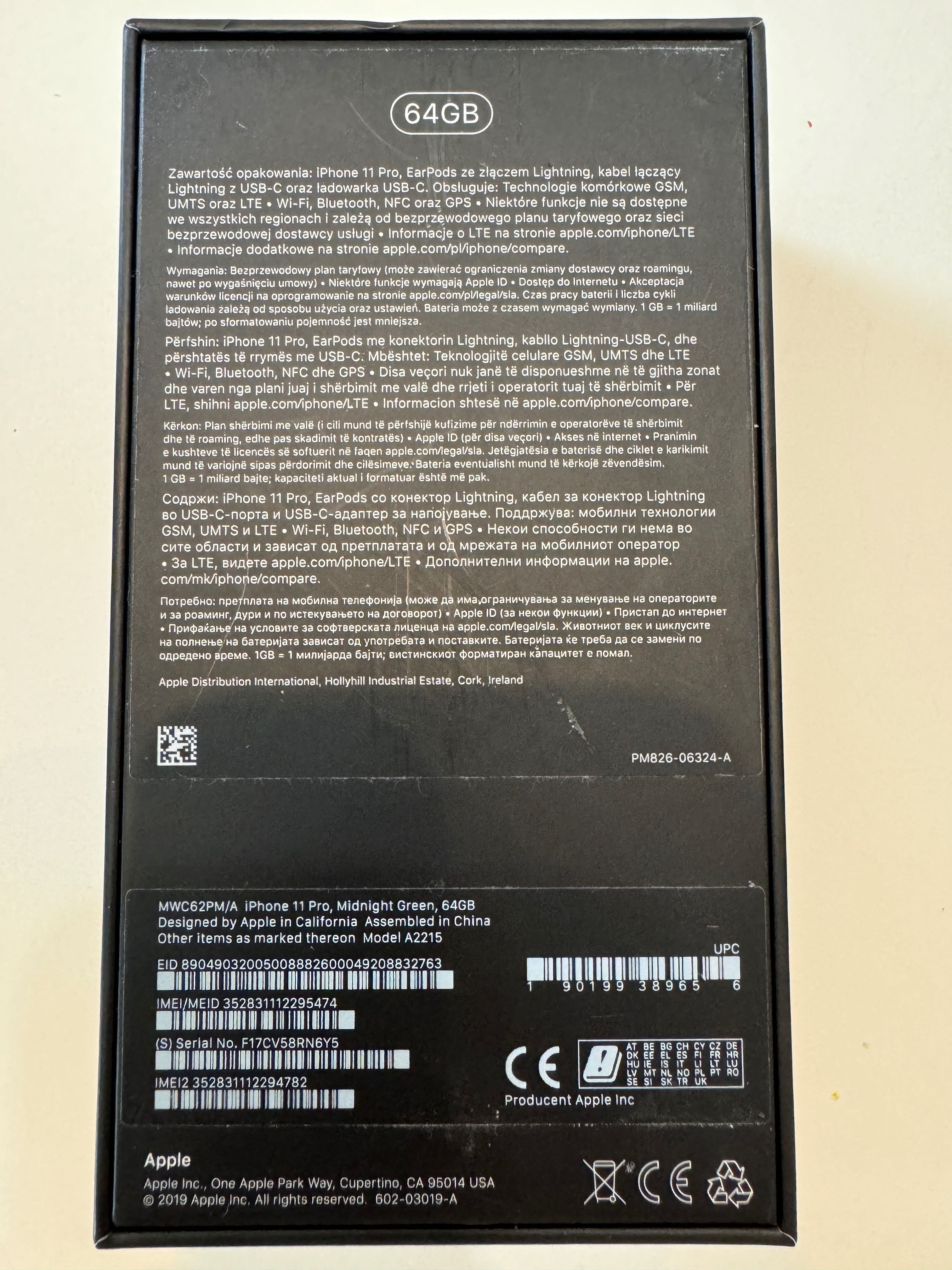 iPhone 11 Pro 64 GB 87%baterii