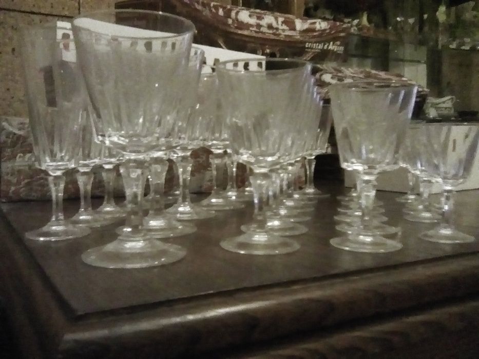 Conjunto copos Versailles em Cristal d'Arques