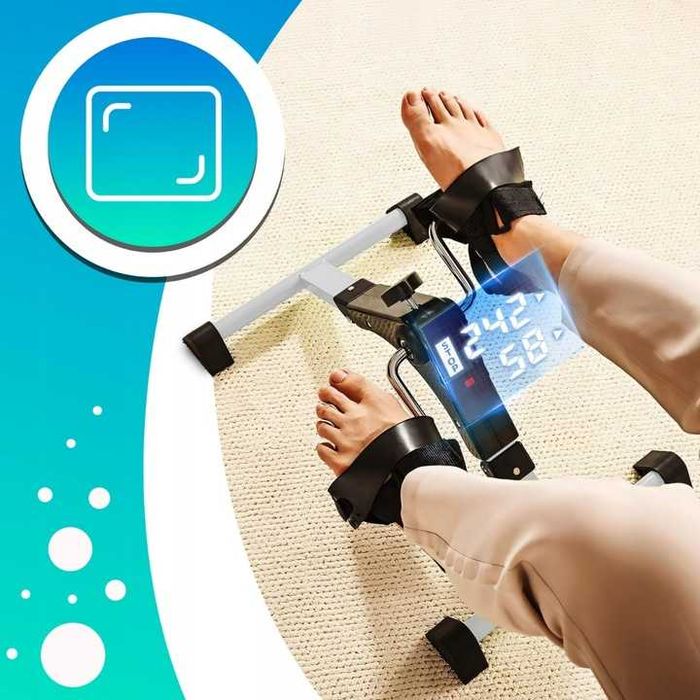 Rotorek rehabilitacyjny rotor rowerek treningowy wyświetlacz składany