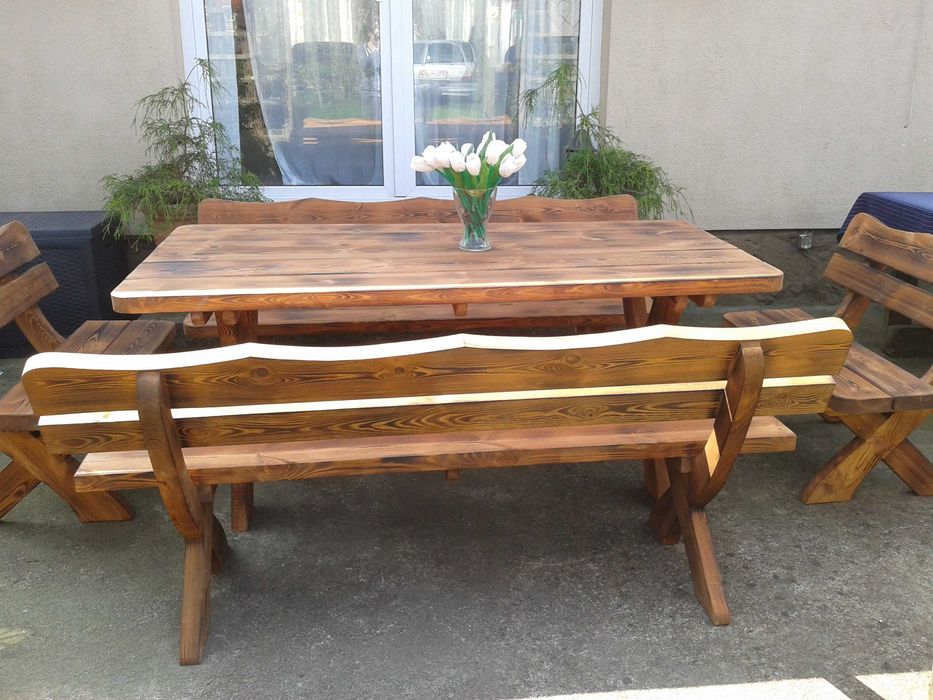 Meble ogrodowe - piękny komplet ogrodowy