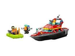 LEGO City 60373 Łódź strażacka