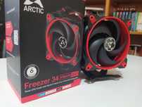 Dissipador Cooler Gaming Arctic Freezer 34 eSports DUO 120mm Vermelho