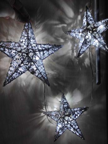 Śliczne gwiazdki,dekoracja świąteczna!