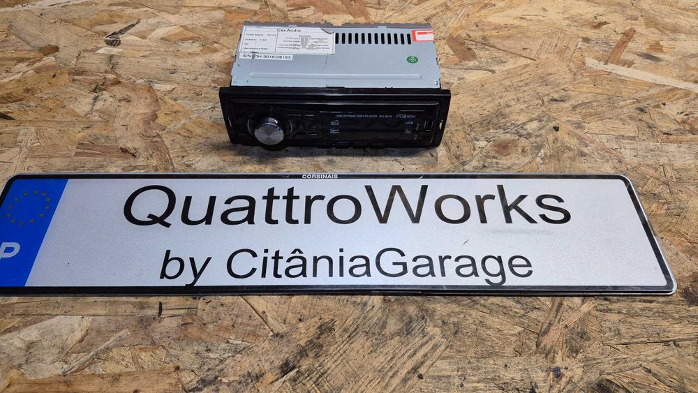 AUTO-RÁDIO TECHFUZZ DH-3016-MP3-USB/Cartão TF-ISO-AB-Painel FIXO 4x50w