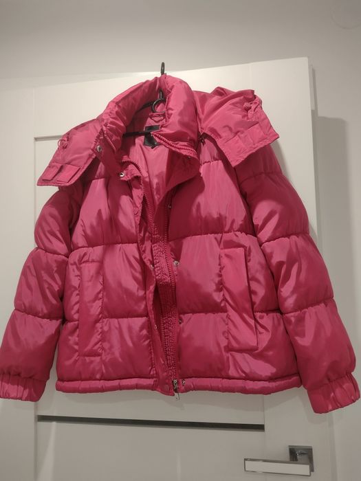 Mohito kurtka zimowa różowa pikowana rozmiar M 38