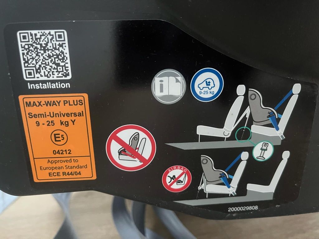 Fotelik samochodowy Britax Romer Max-Way 9-25kg