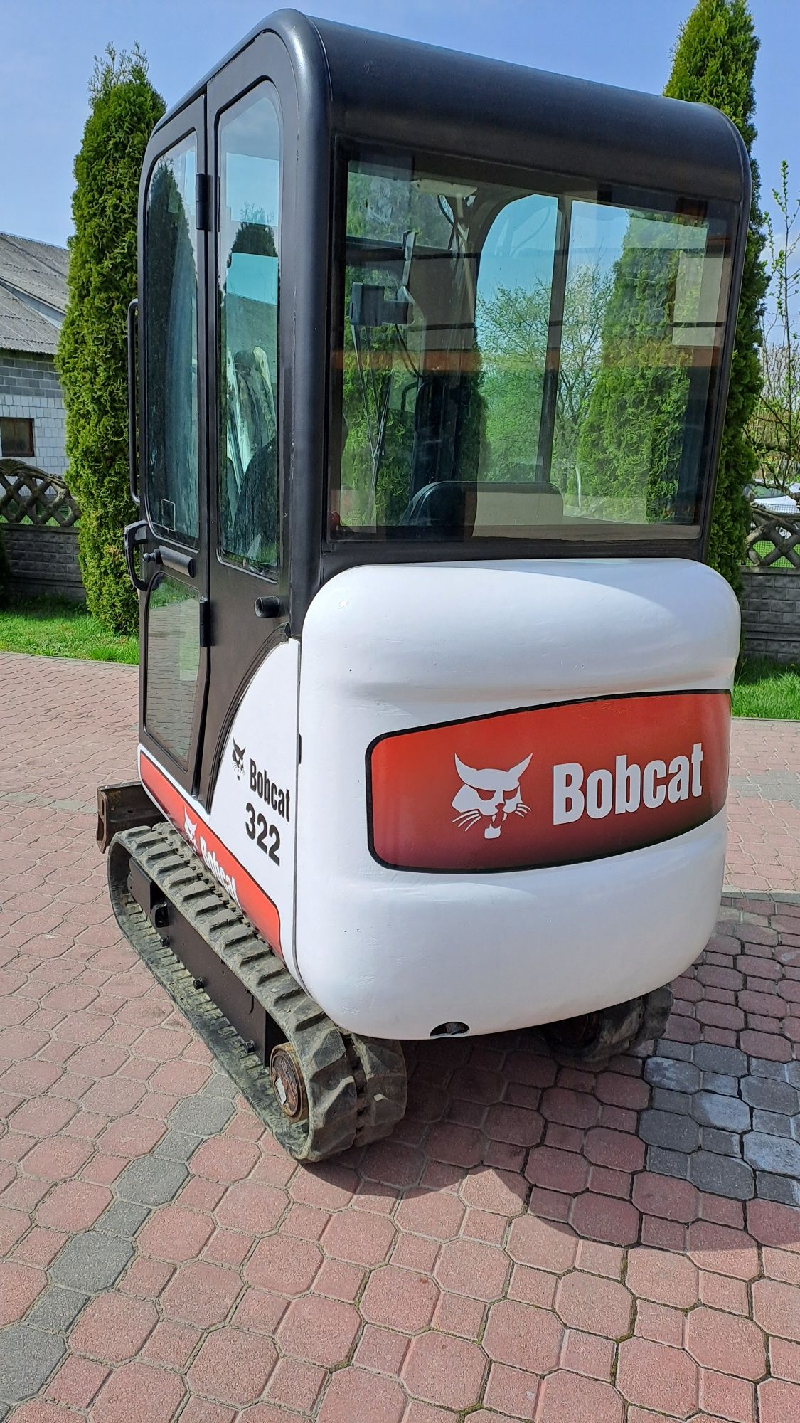 Minikoparka Bobcat 322 3 łyżki rozsuw