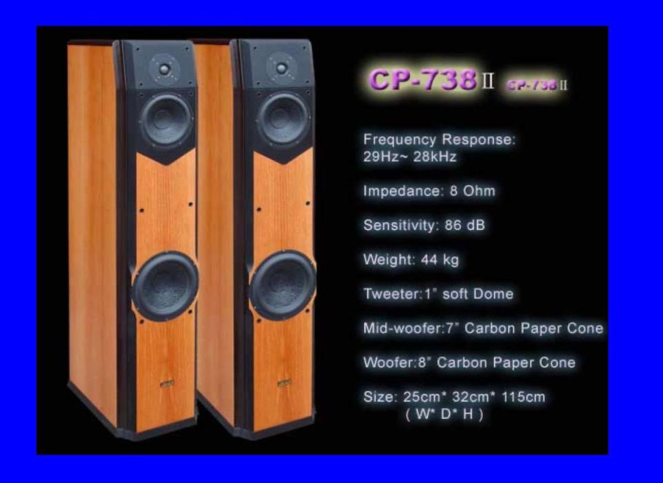 Jedyne kolumny Usher Compass CP-738 II mega rarytas hi-end